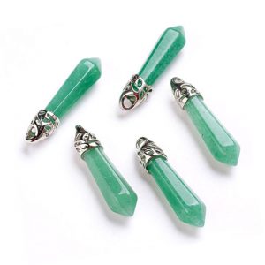 Маятник для биолокации Зелёный авантюрин Маятник для биолокации Зелёный авантюрин