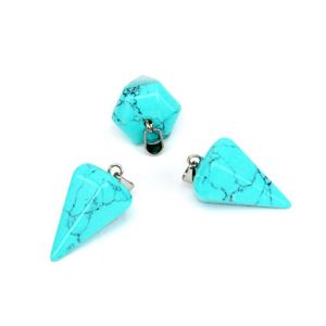 Маятник для биолокации конус бирюза Маятник для биолокации конус бирюза