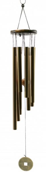 Музыка ветра с монетой 8 трубок