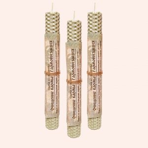 Свеча из вощины Очищение кармы