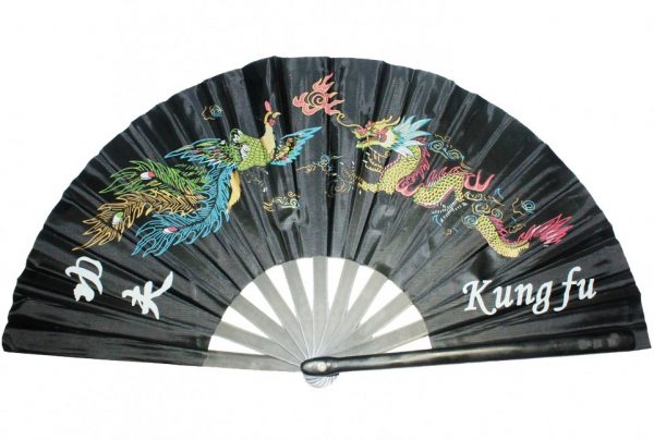 Веер для танцев Дракон и Феникс
