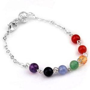 Браслет 7 чакр с цепочкой Браслет 7 чакр с цепочкой