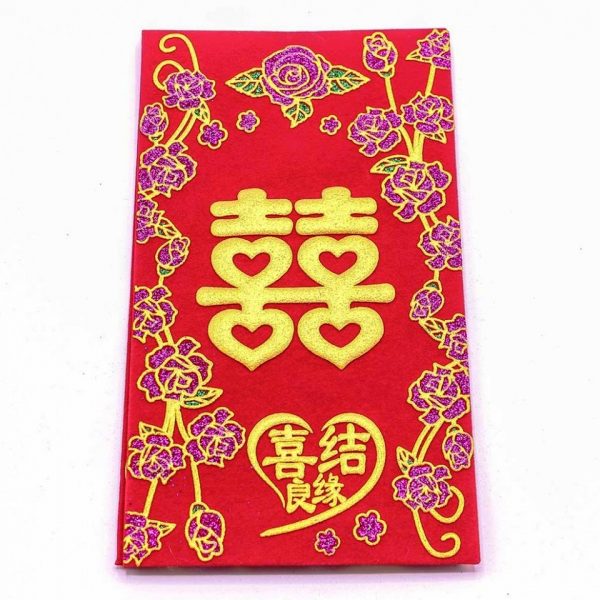 Конверт для денег Удача бархатный