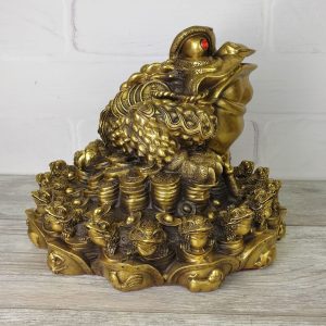 Денежная лягушка из бронзы