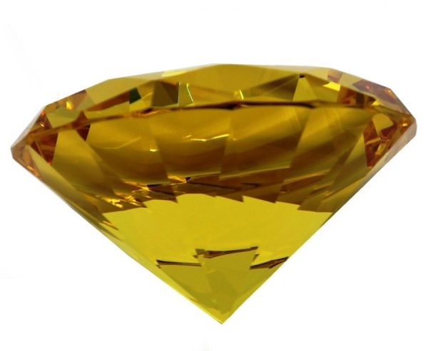 Хрустальный бриллиант цвет Шампань (2)