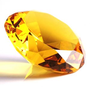 Хрустальный кристалл желтый Хрустальный кристалл желтый