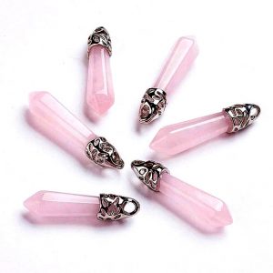 Маятник из камня Розовый кварц Маятник из камня Розовый кварц