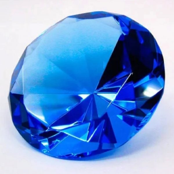 Хрустальный бриллиант синий