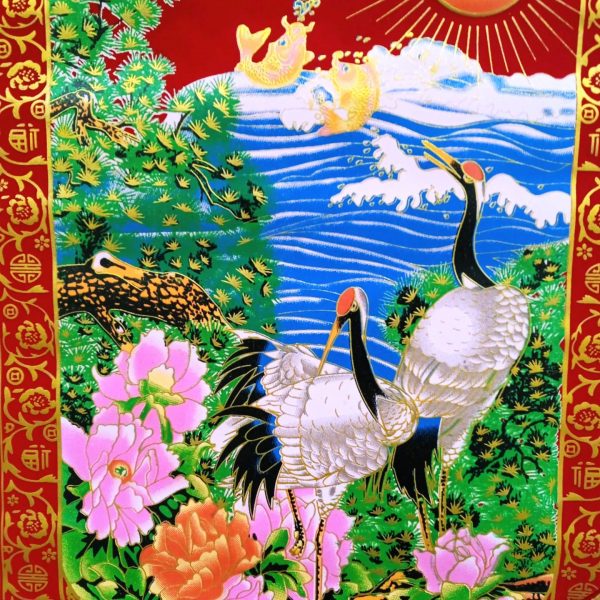 Панно аисты 1