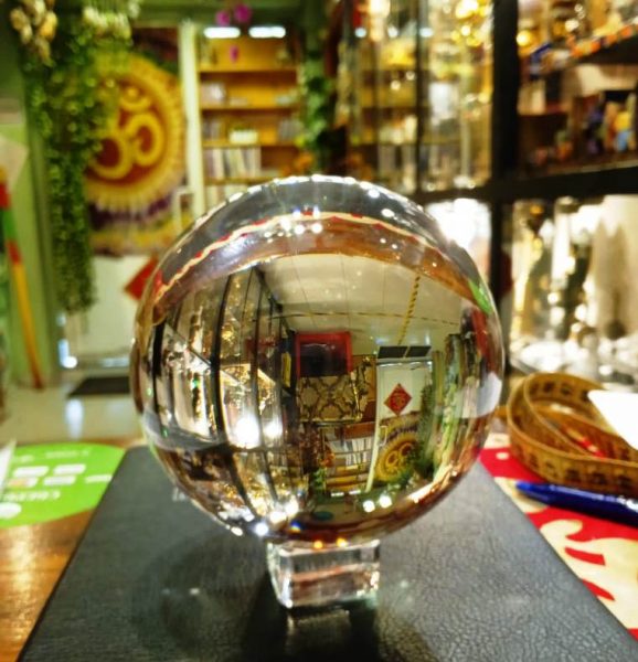 Хрустальный магический шар 8 см