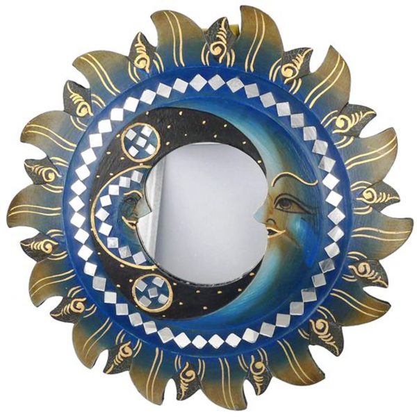 Зеркало декоративное Солнце и Луна