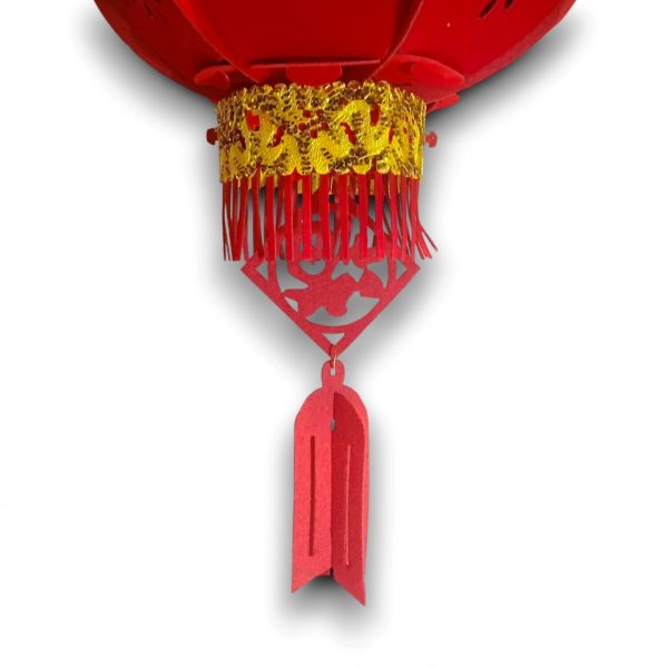 Подвесной китайский фонарик 25 см 1